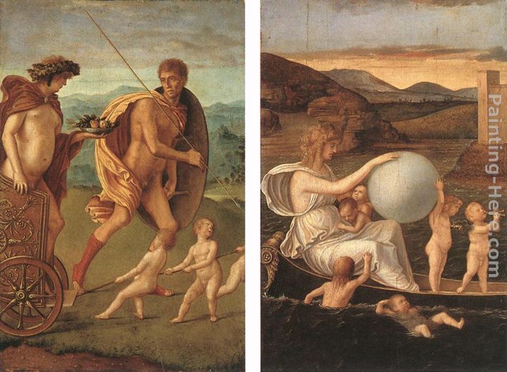 Four Allegories Perseverance and Fortune painting - Giovanni Bellini Four Allegories Perseverance and Fortune art painting